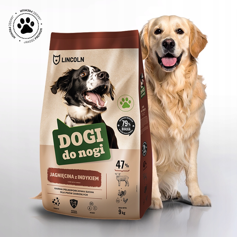 Levně Upozornění Novinka Suché Krmivo pro psa 9 kg Jehněčí Krůta Premium