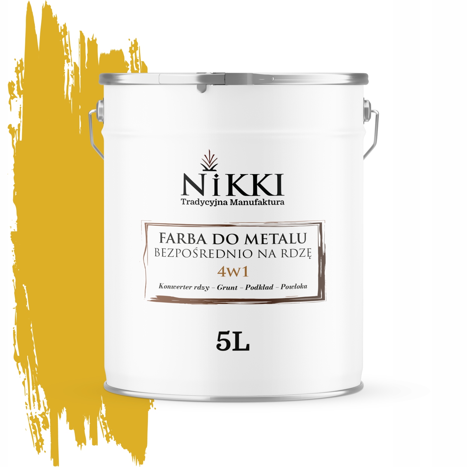 Barva Na Kov Přímo Na Rez 4v1 Žlutá Citronová Ral 1012 Polomat 5L