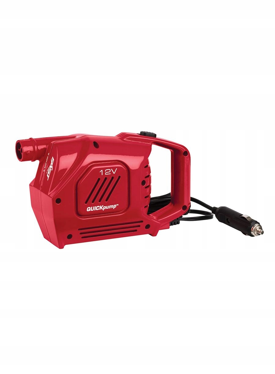 Pumpička automobilová na matraci Coleman Quickpump 12V červená