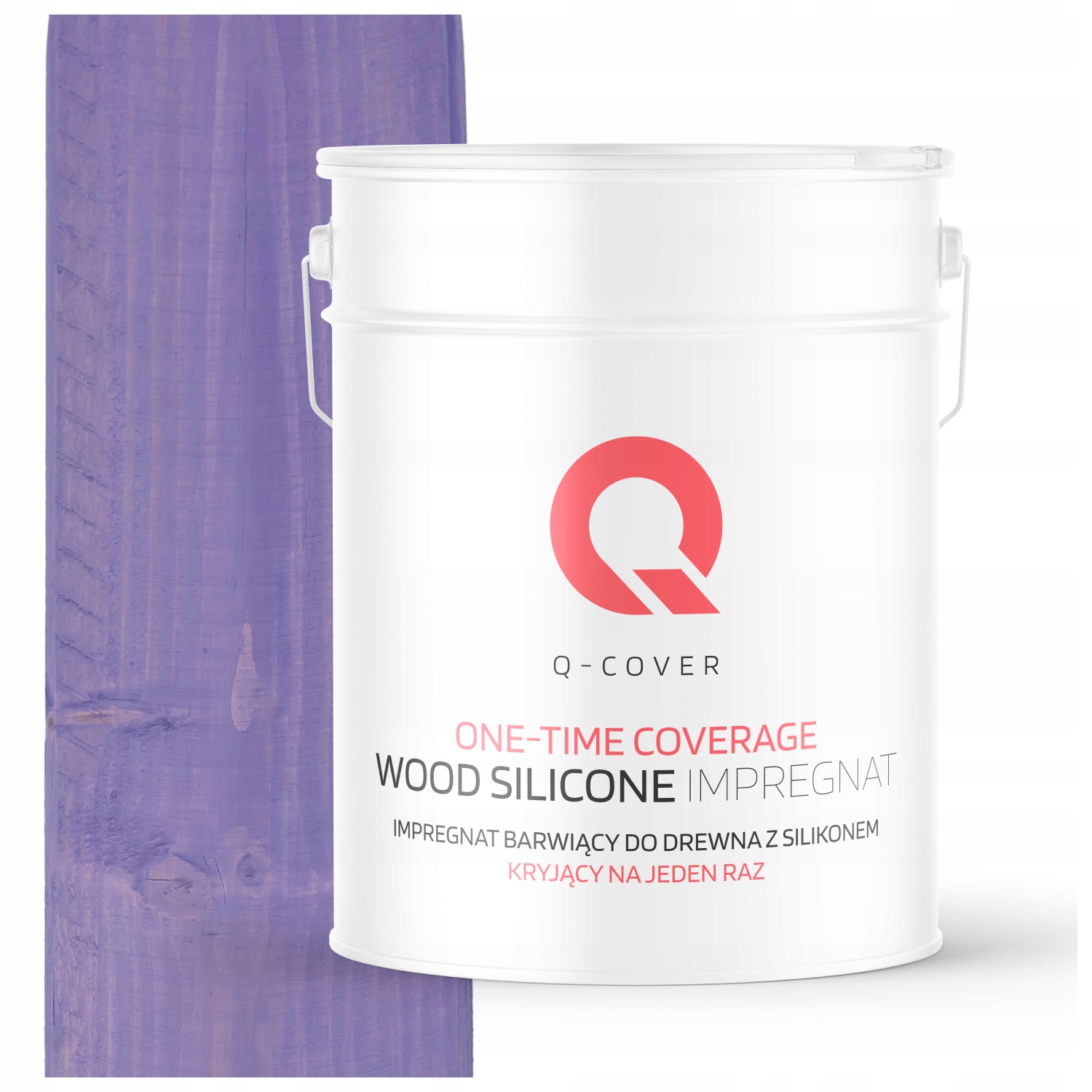 Impregnácia Na Drevo Kryjúca Na Jedenkrát Extra Farba Uv Levanduľová 10 L