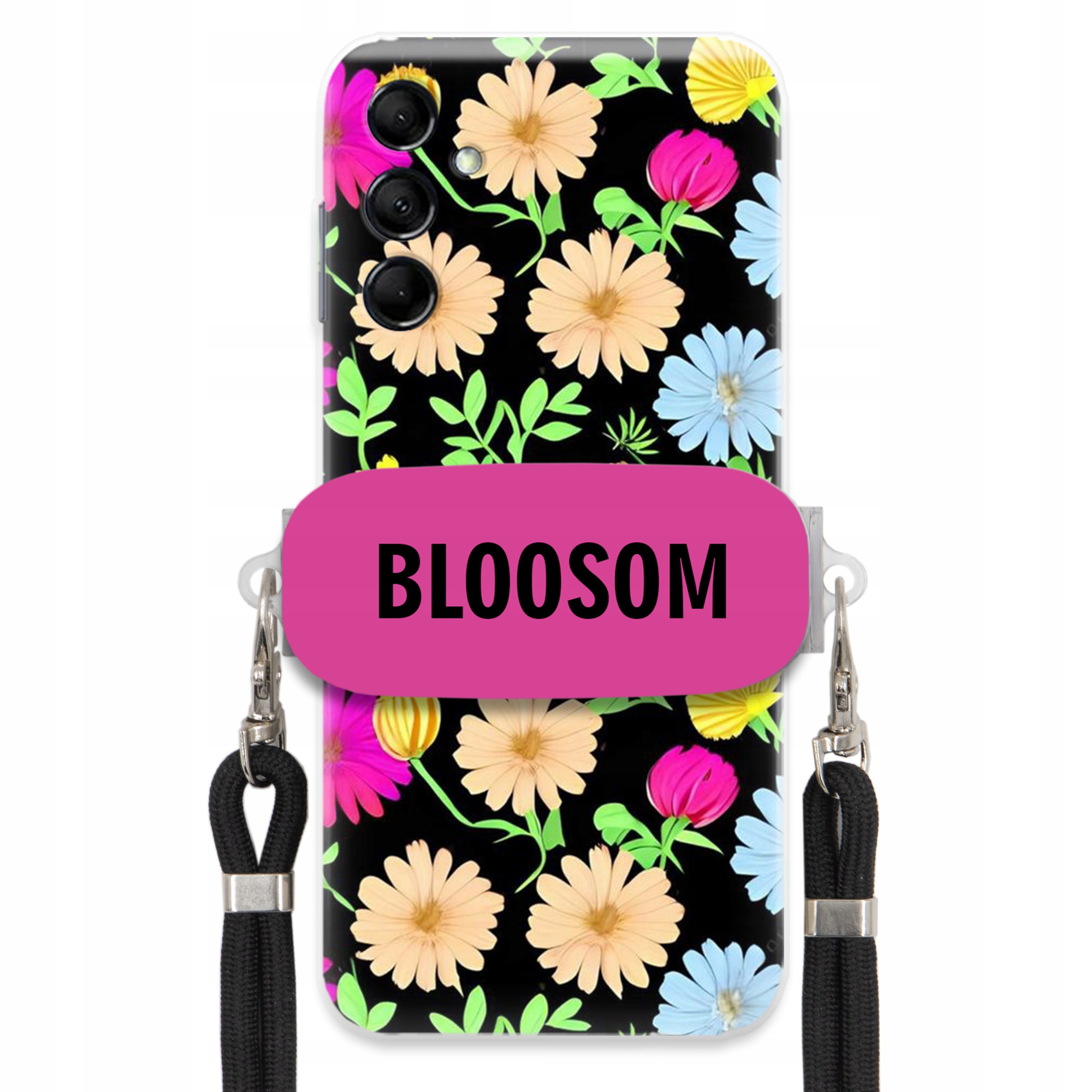 Pouzdro Držák Crossbody pro Samsung M14 5G Kryt Case Květiny Bloosom Flower