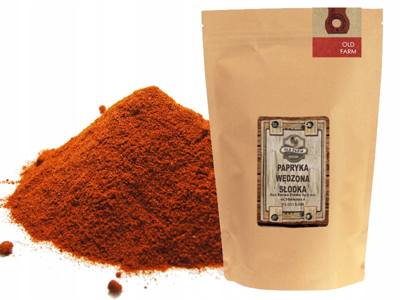 PAPRYKA WĘDZONA SŁODKA 1 KG HISZPANIA NATURALNA