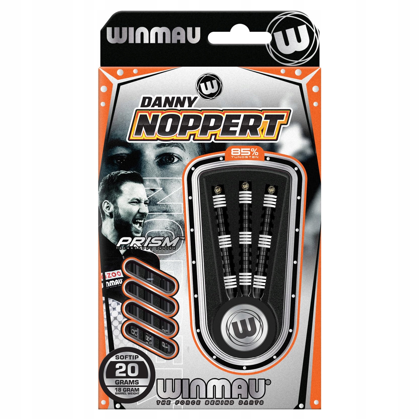 WINMAU Zestaw Lotek Danny Noppert 85% 18g 20g Miękka Końcówka — miniatura 4