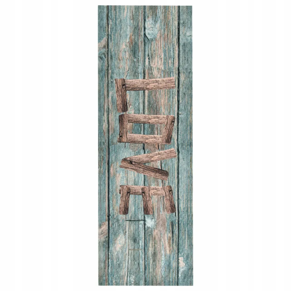 Módní podlahová rohož Love 150 x 45 cm, polyamid, protiskluzová