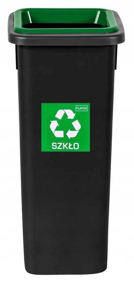 

Pojemnik, kubeł, kosz plastik Plafor 20l Szkło