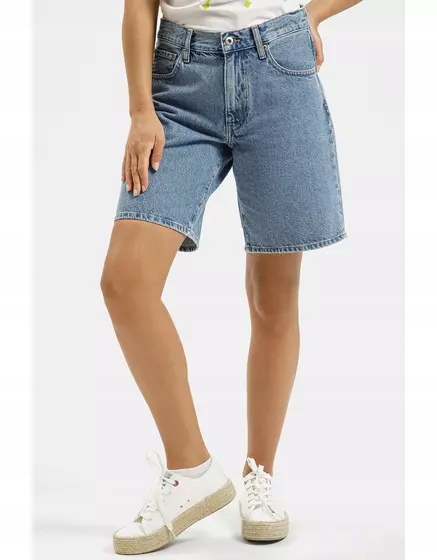 Dámské modré džínové šortky Cross Jeans Mila A 704-007 33