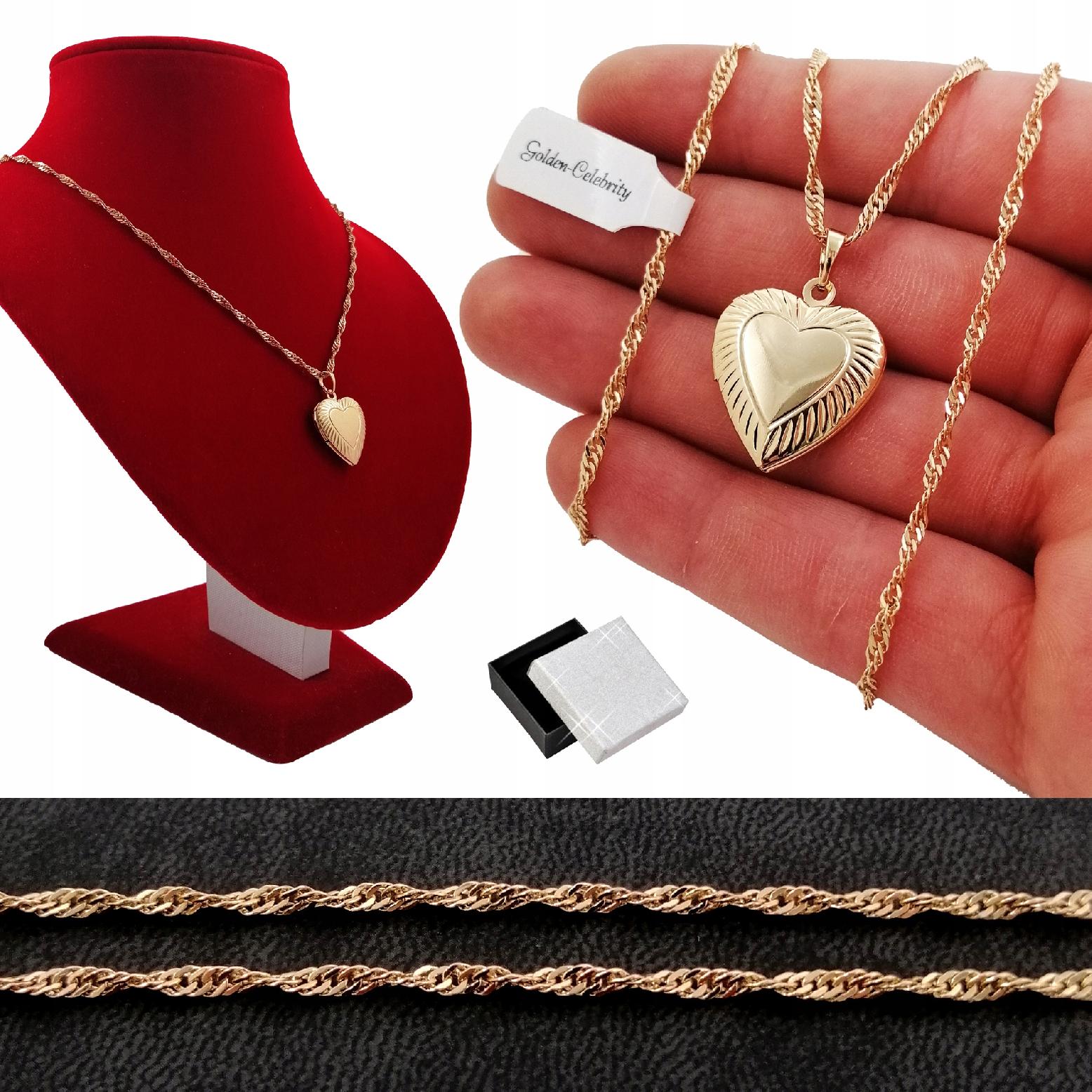 

Złoty Sekretnik Serce Otwierane Dla Niej