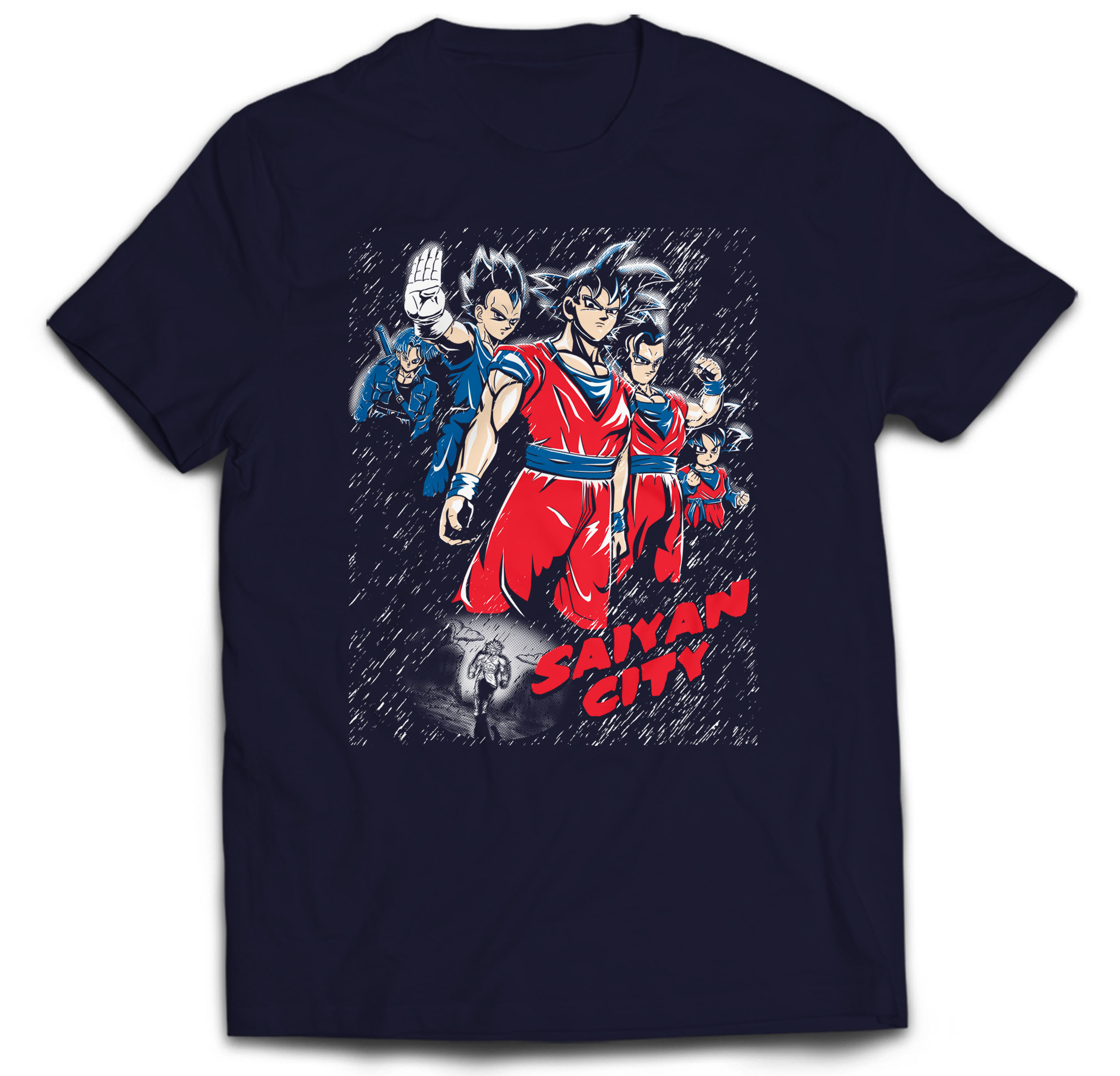 

Tshirt Dragon Ball Goku Vegeta Saiyan City 9/10LAT