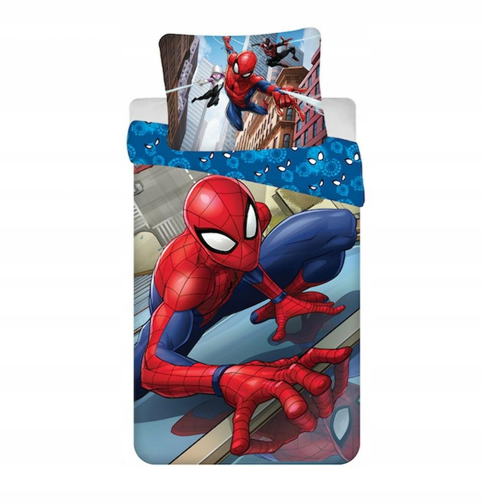 

Pościel dziecięca 140x200 Spiderman Człowiek Pająk
