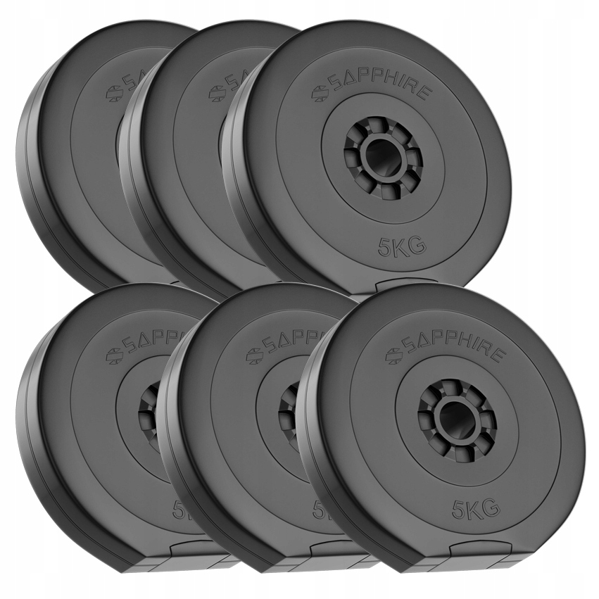 Zestaw Obciążeń 30KG talerze Obciążenie 6x5KG nakład Ciężary krążki