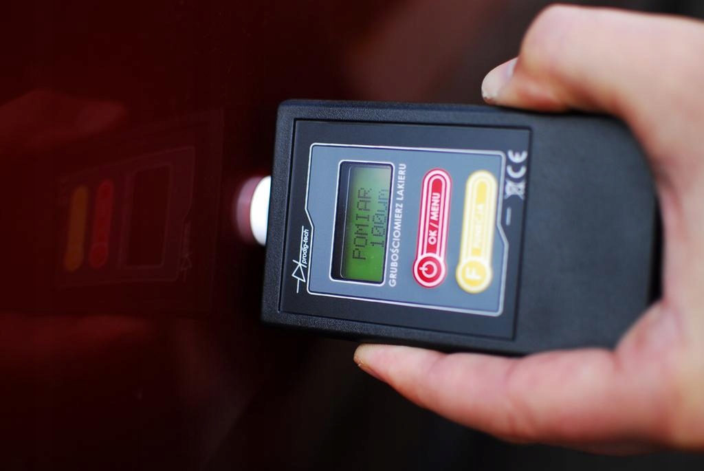MIERNIK CZUJNIK TESTER GRUBOŚCI LAKIERU GL-1 LCD Marka Prodig-Tech