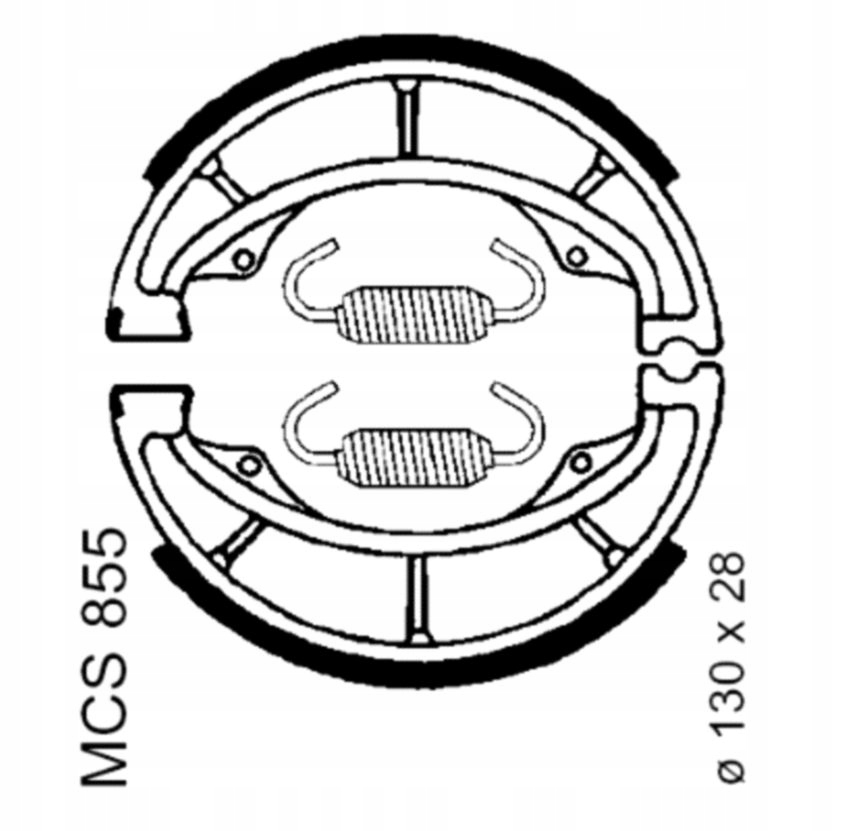 Brzdové Čelisti Suzuki Gz 125 250 Lt 80 Pe 175 Rg Rm Rv Ts Tu Uc Uh VL
