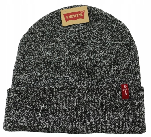 Čepice zimní dámská pánská mládež bez bambule Levi's 52-59 Cm Logo $50