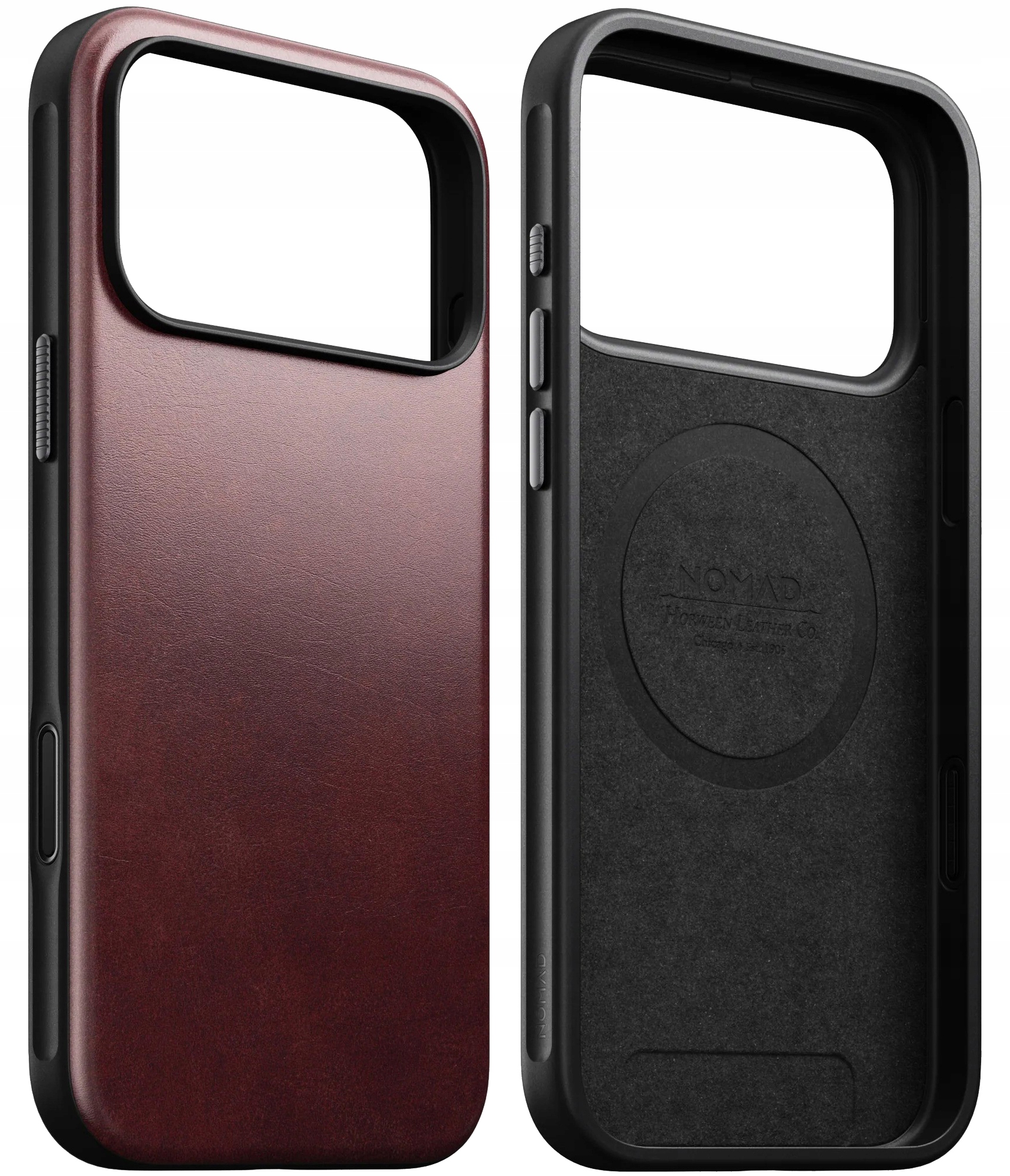 Nomad Modern Leather MagSafe pouzdro Kožené kryt pro iPhone 17 Pro