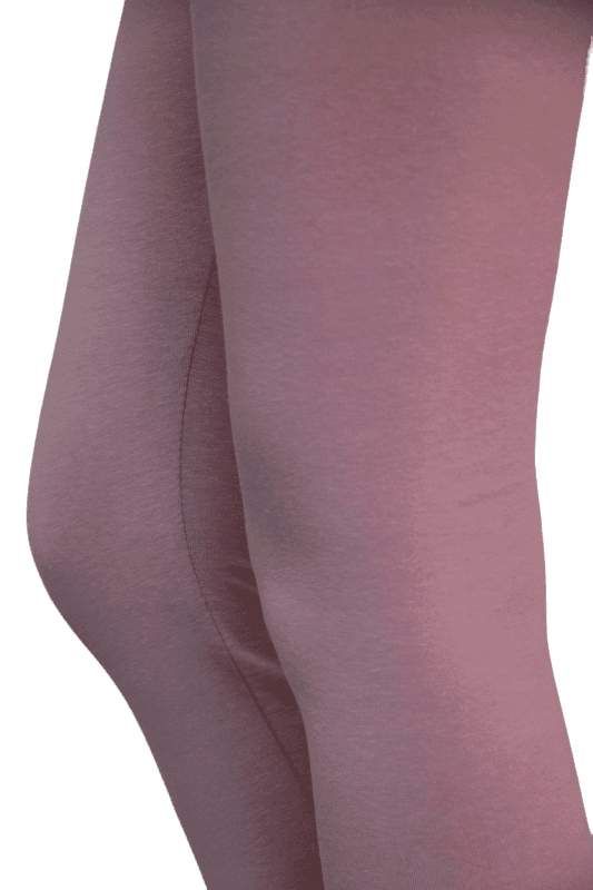 

Legginsy Getry Gładkie Klasyczne Brudny Róż r.146