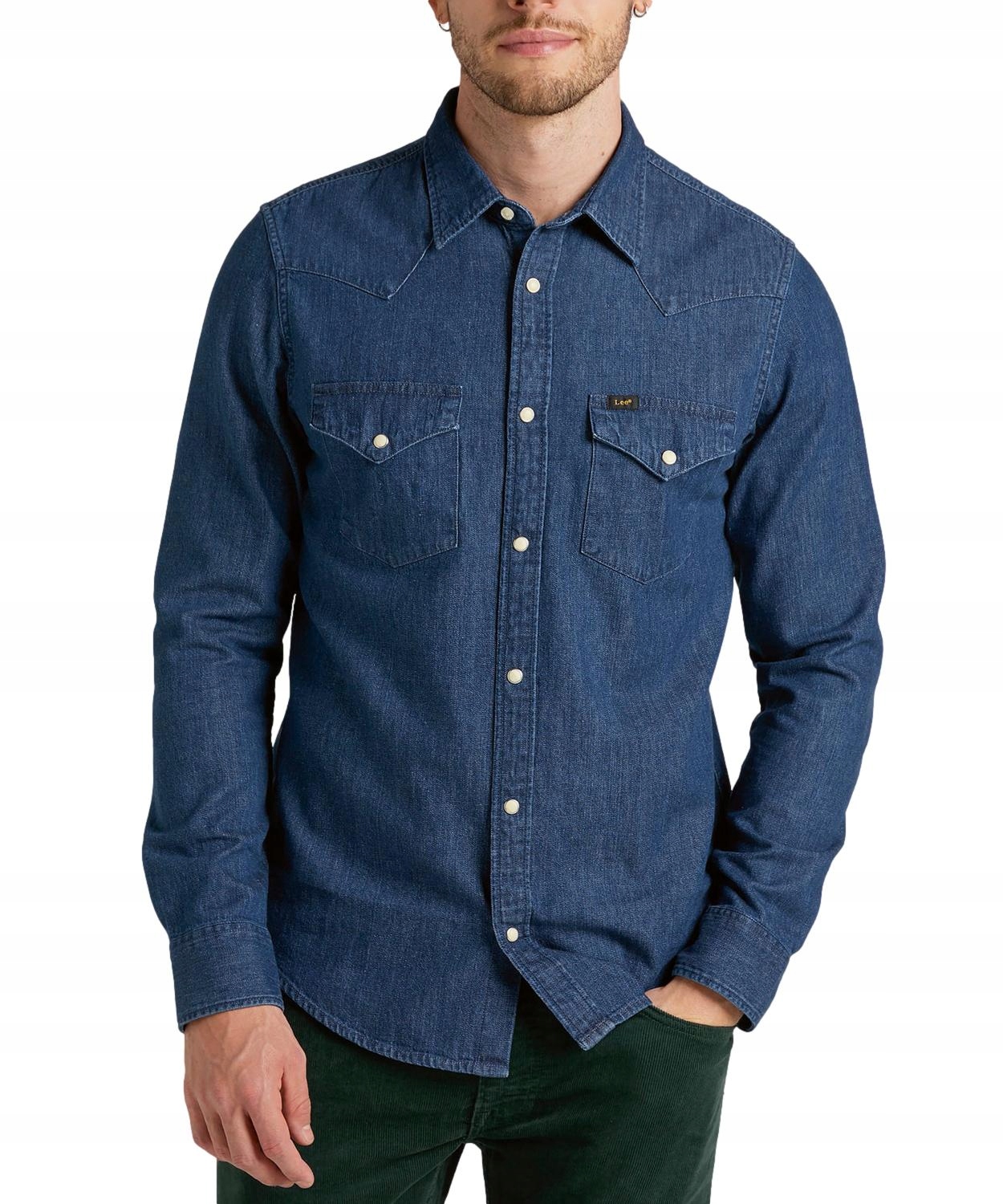 Košile Lee Regular Western 112321897 L66WCUVK Mid Stone S