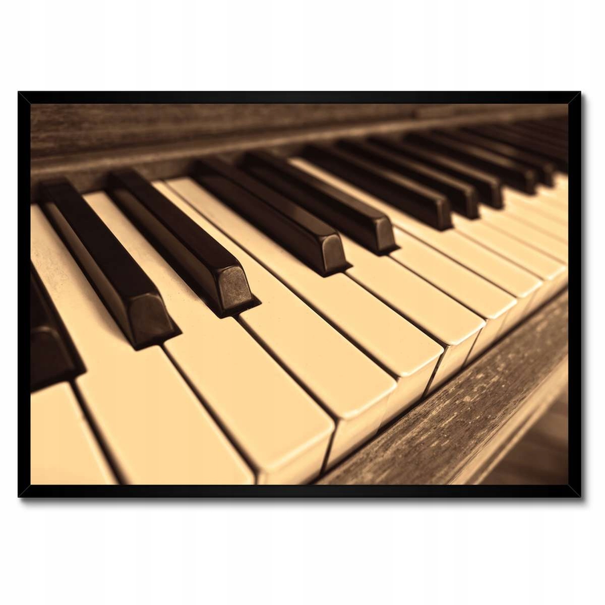 Plakáty v rámu 70x50 Klávesnice Piano