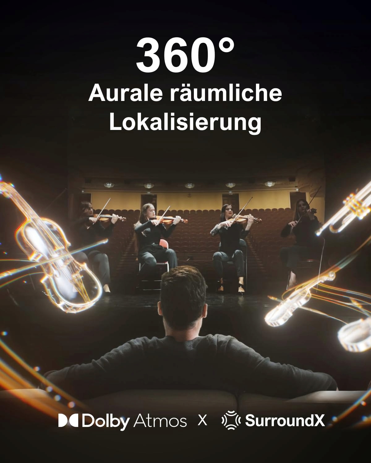 ULTIMEA System Dźwięku 7.1 Dolby Atmos 460W Soundbar z Subwooferem — miniatura 4