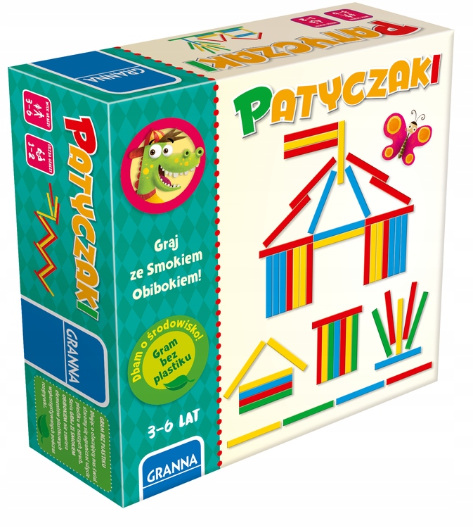

Gra Edukacyjna Patyczaki Smok Obibok 8656 Granna