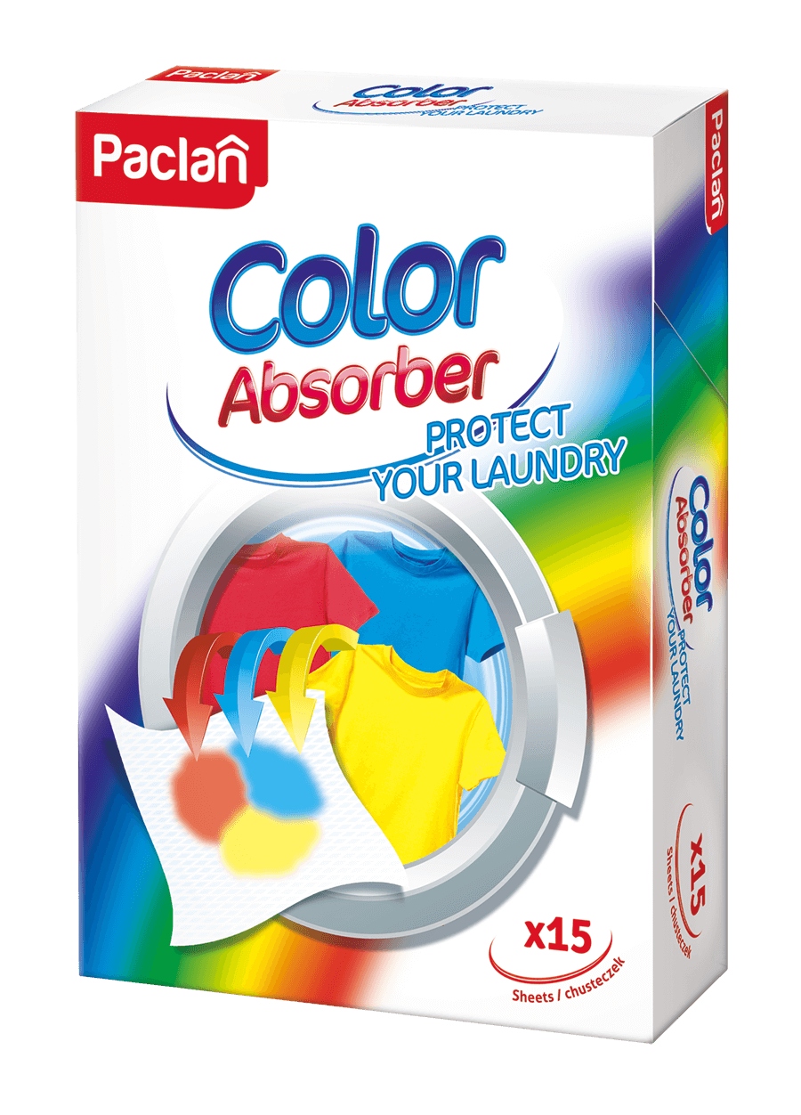 Utierky na pranie absorbujúce farbu ABSORBER COLOR Paclan