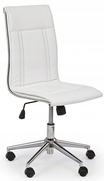 FOTEL BIUROWY OBROTOWY SKANDYNAWSKI BIURKO - BIAŁY