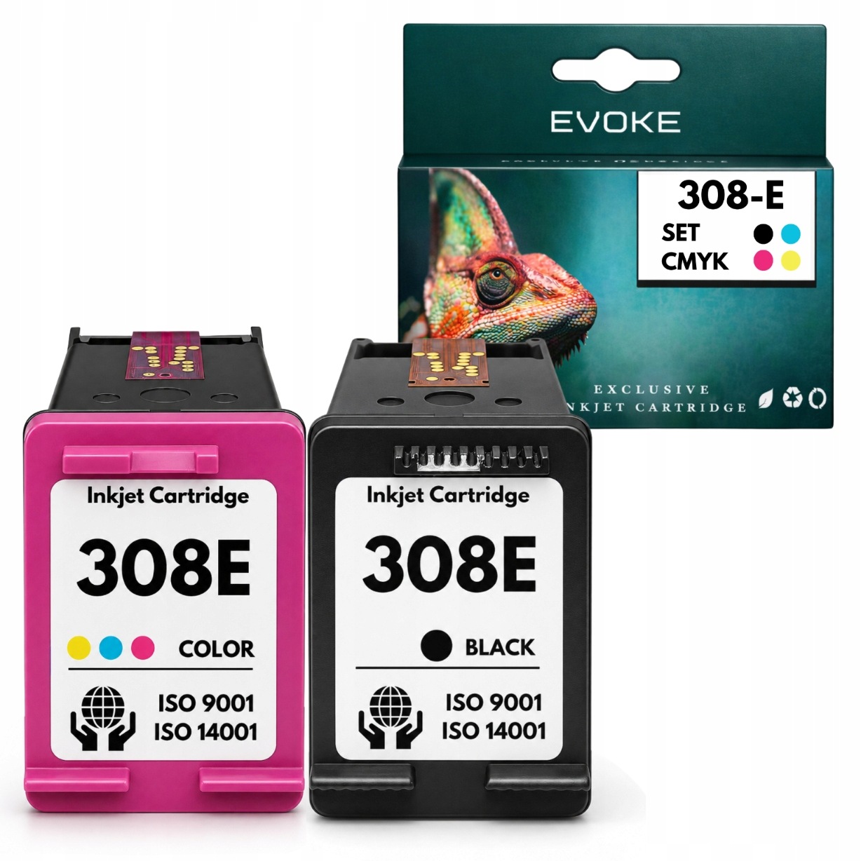 Inkousty pro Hp 308e 308 XL 18 ml 18 ml Envy 6100 6110E 6120E 6130E 6132E