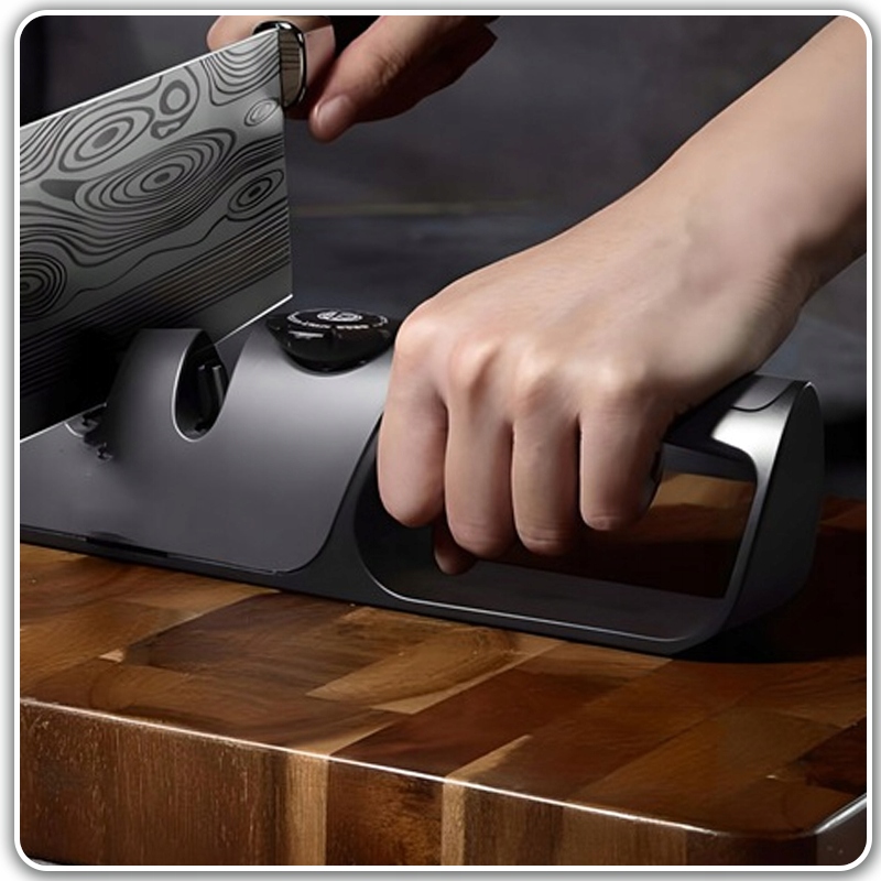 Ostrzałka do Noży Osełka Ostrzenia Nożyczek Kuchenna 3w1 Trójfazowa Ręczna Marka Neo Tools