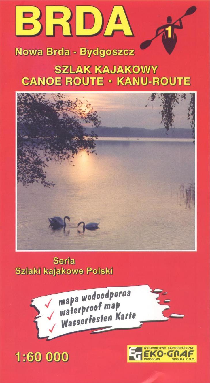 

Brda szlak kajakowy mapa wodoodporna Eko-Graf