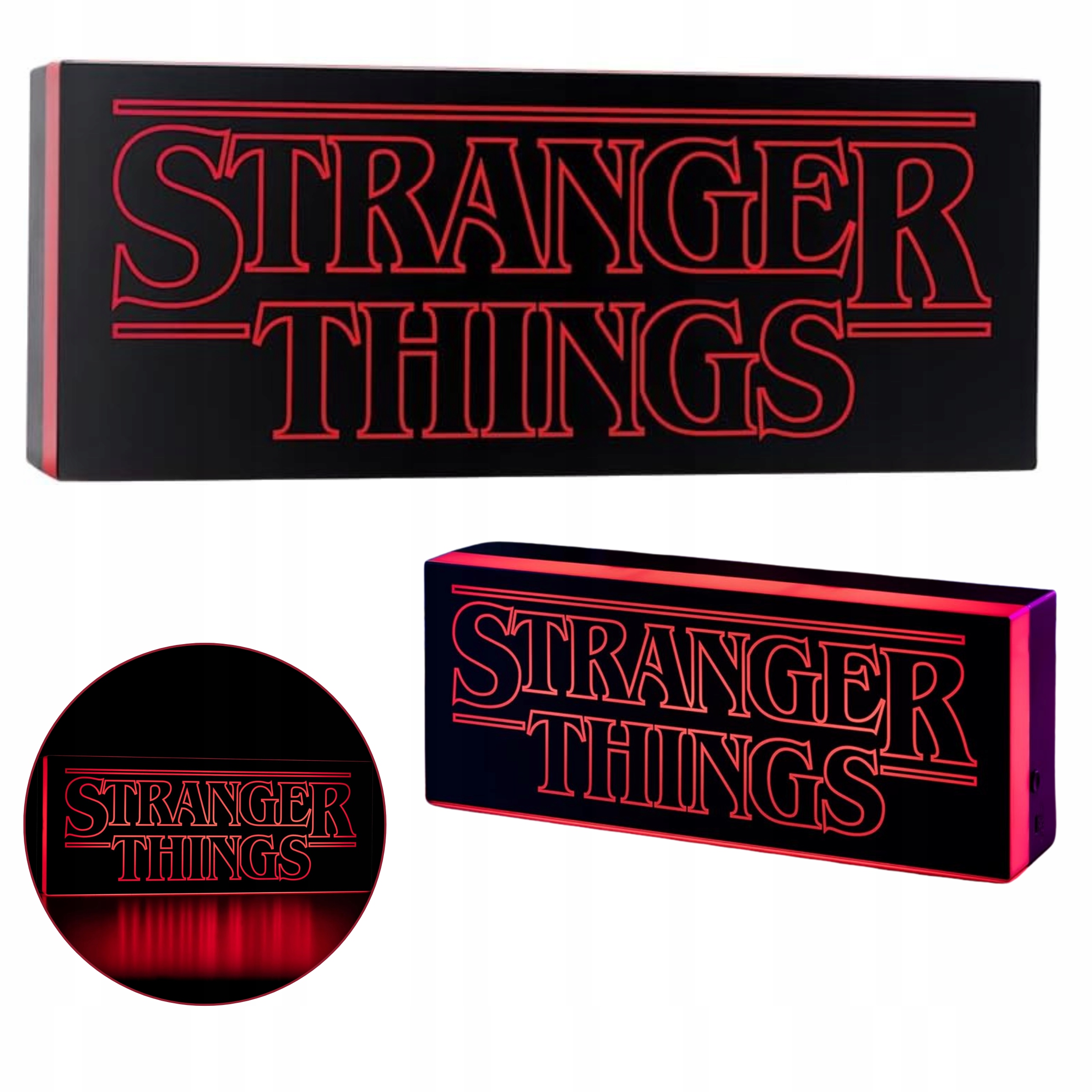 Lampička Stranger Things Stojící Na Zeď Banner Led Lampa Ozdoba S Nápisem