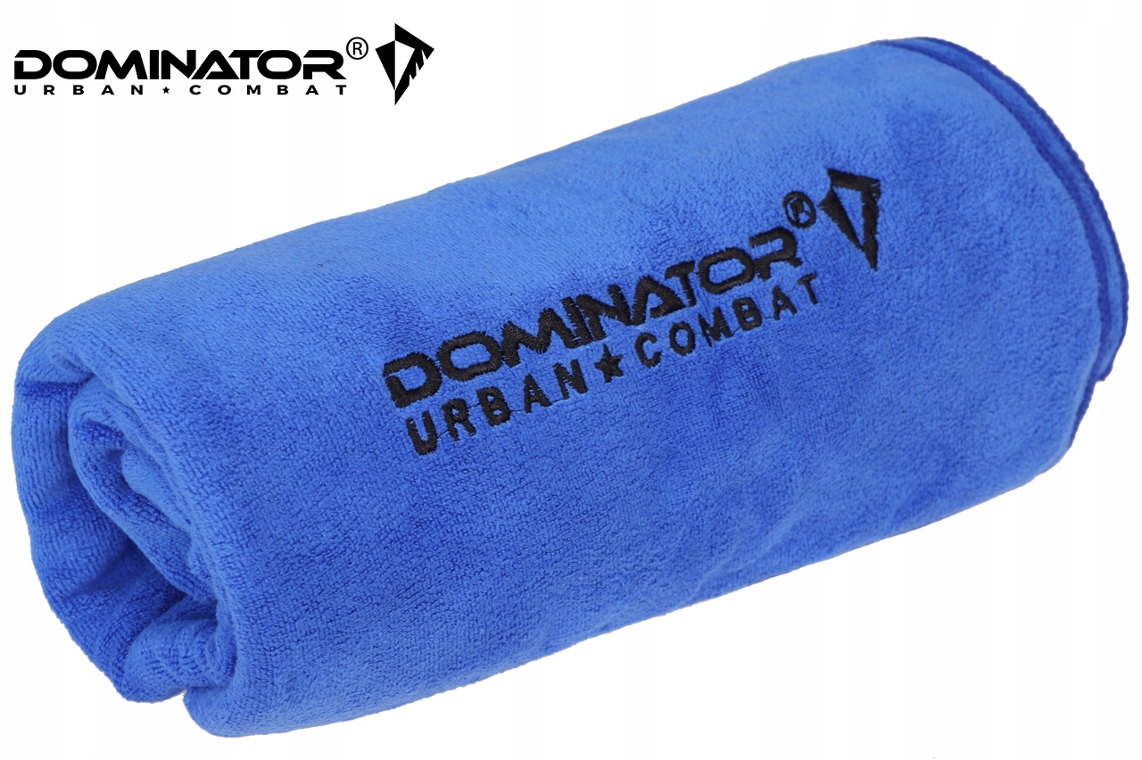 RĘCZNIK SZYKOSCHNĄCY DOMINATOR 140x70 Z MIKROFIBRY KĄPIELOWY TRENINGOWY Długość 140 cm