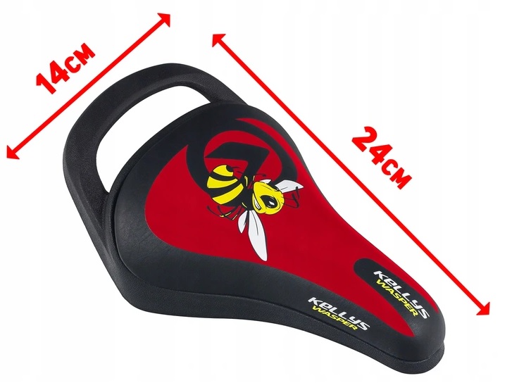 SIODEŁKO rowerowe dziecięce KELLYS WASPER czerwone Rodzaj siodełko dziecięce i junior