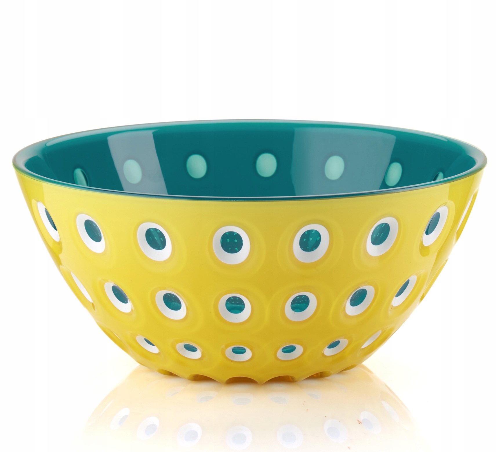 Guzzini Le Murrine Miska 25 cm Žluto tyrkysová