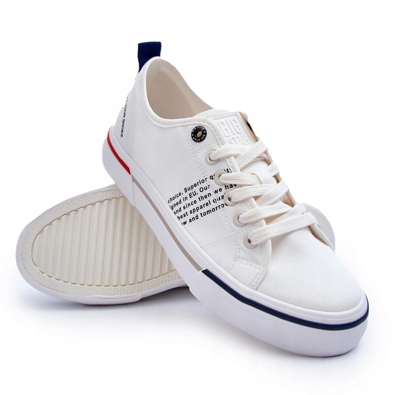 Pánské Tenisky Big Star LL174204 Bílé 43