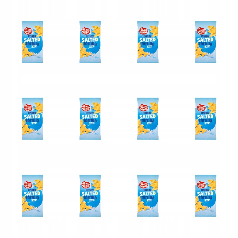 Poco Loco Tortilla Chips Naturalne Solone 450 g X12