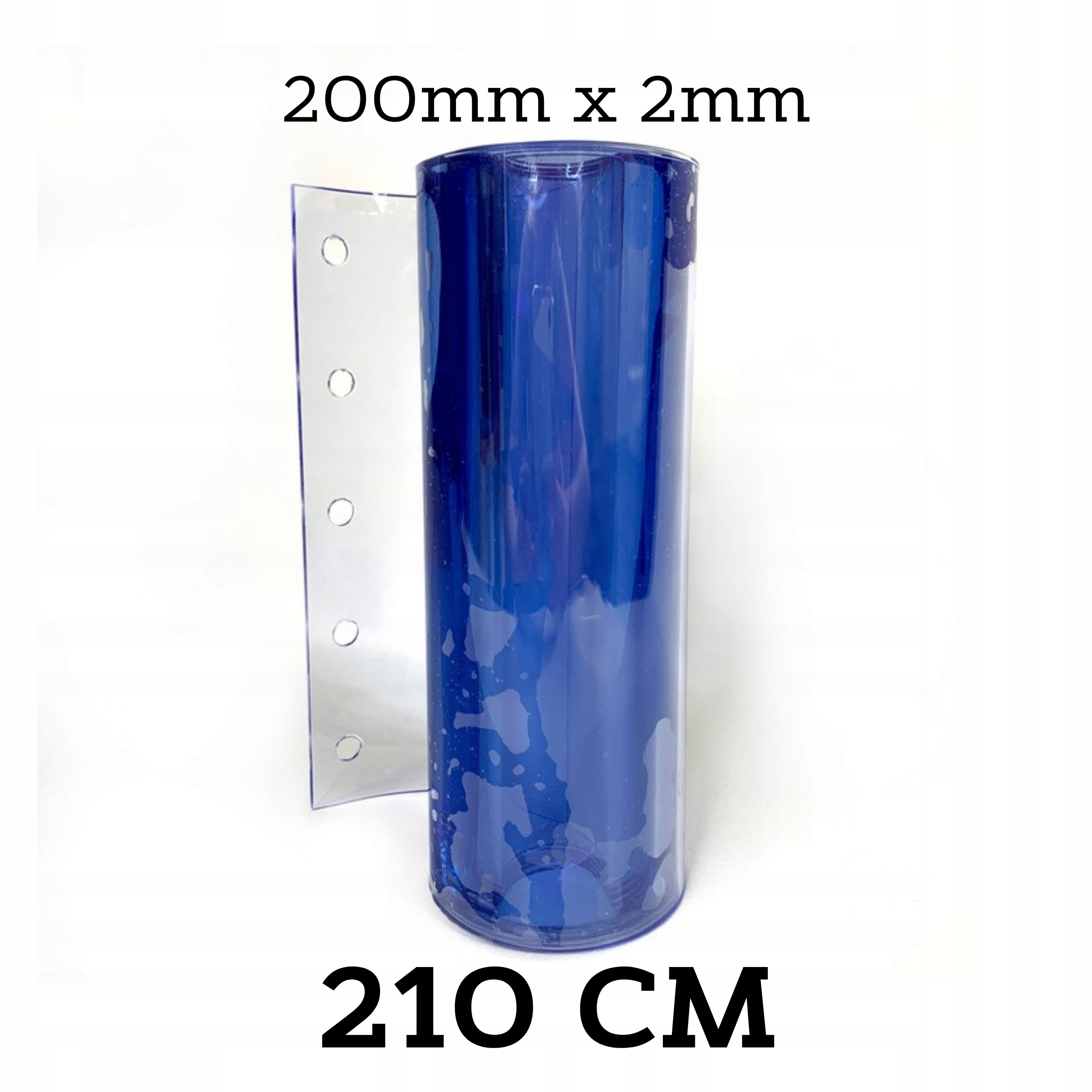 PAS FOLIA PVC 200x2mm DO KURTYNY PASKOWEJ