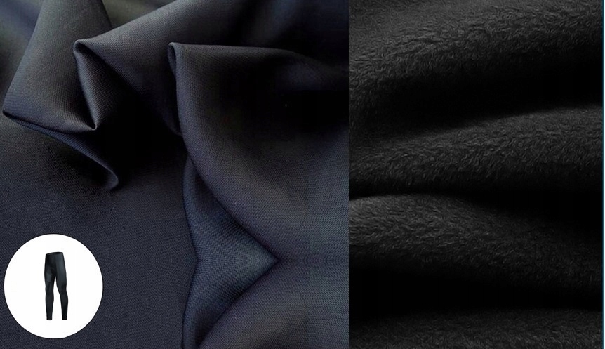 Spodnie Kolarskie Długie Męskie Zimowe Ocieplane Z Wkładką Żelową Styl 6XL Długość nogawki długa