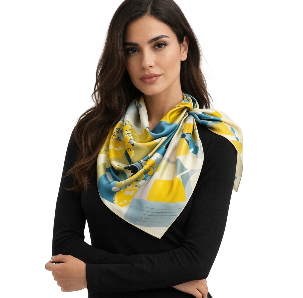 Hedvábný Šátek 100% Hedvábí Přírodní Morušový Prémiová Kvalita+