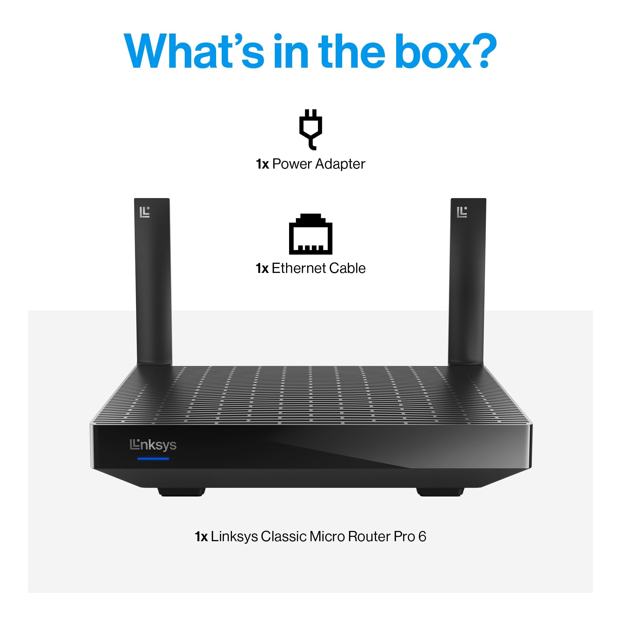 LINKSYS Mikro Router Pro 6 Mesh WiFi 6 AX5400 5400 Mbit/s 35+ Urządzeń