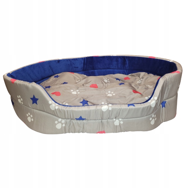 Levně Sweeden oválný pelech pro psa, šedo modrý 80 cm x 55 cm