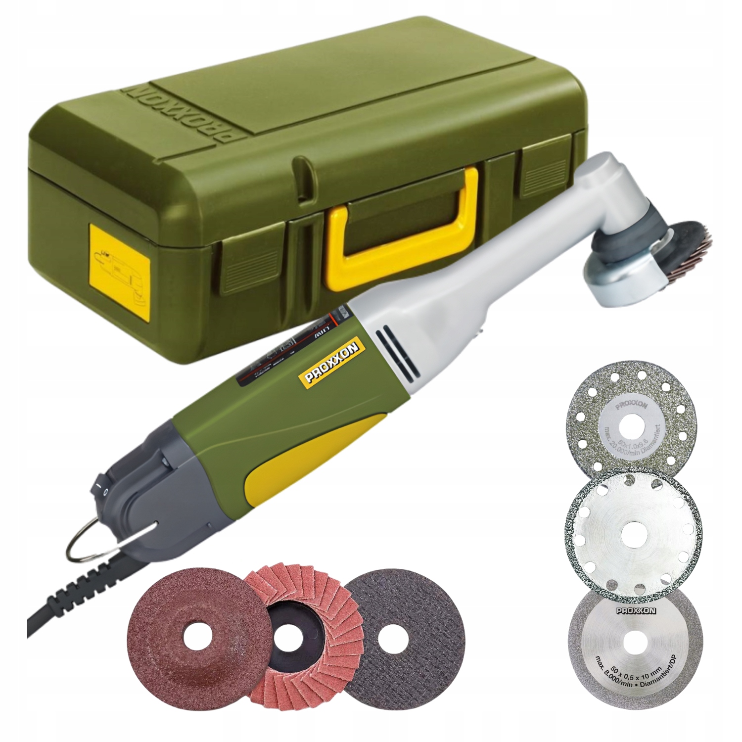 Szlifierka kątowa Proxxon PR28547 Lhw Mini szlifierka do płytek z tarczami