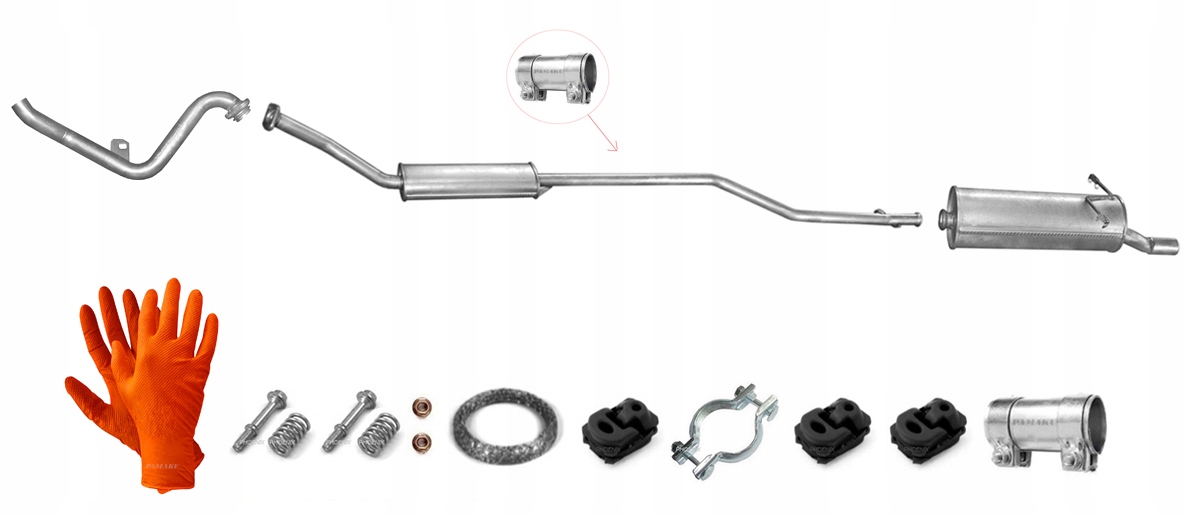 Citroen Xsara Picasso 1.6i 74 kW (2000-2005) Výfukový Systém