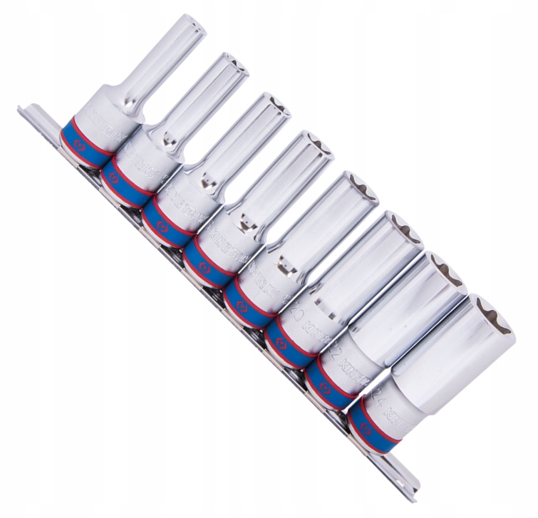 

King Tony Nasadki długie Torx E10-E24 1/2 8szt.
