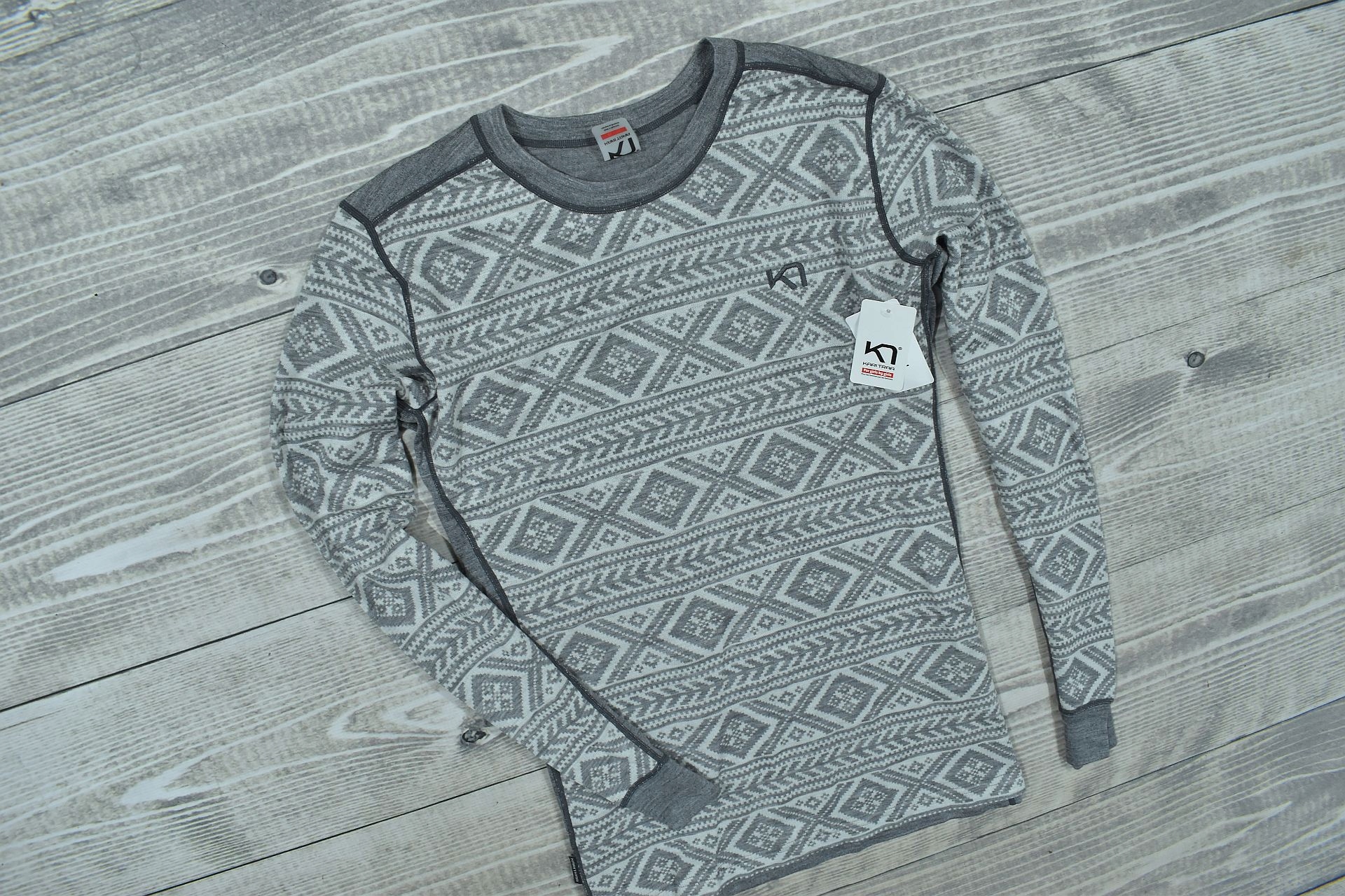 KARI TRAA Modal Merino Crewneck Damska Koszulka Termoaktywna XL Płeć kobieta