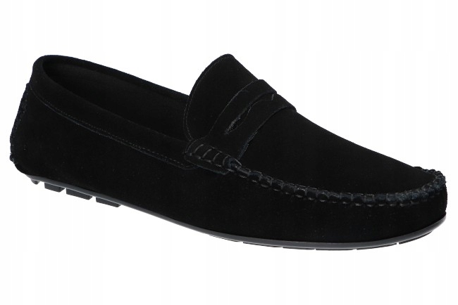 American Club CY116 Elegantní Kožené Mokasíny Polobotky Pánské Boty 44