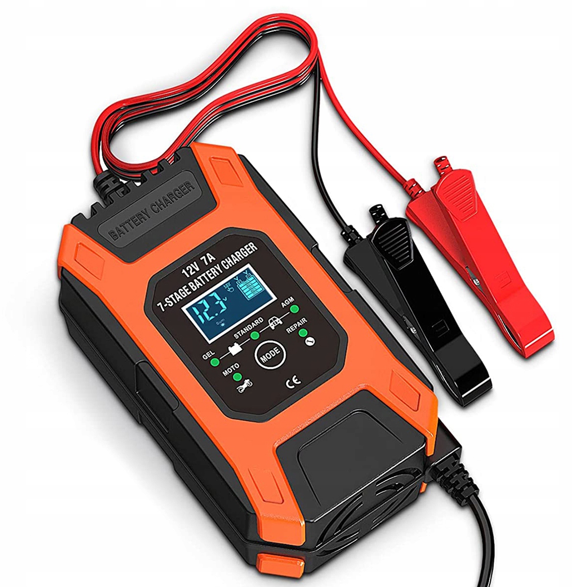 

Ładowarka Prostownik Do Akumulatora 12V 7A Moc