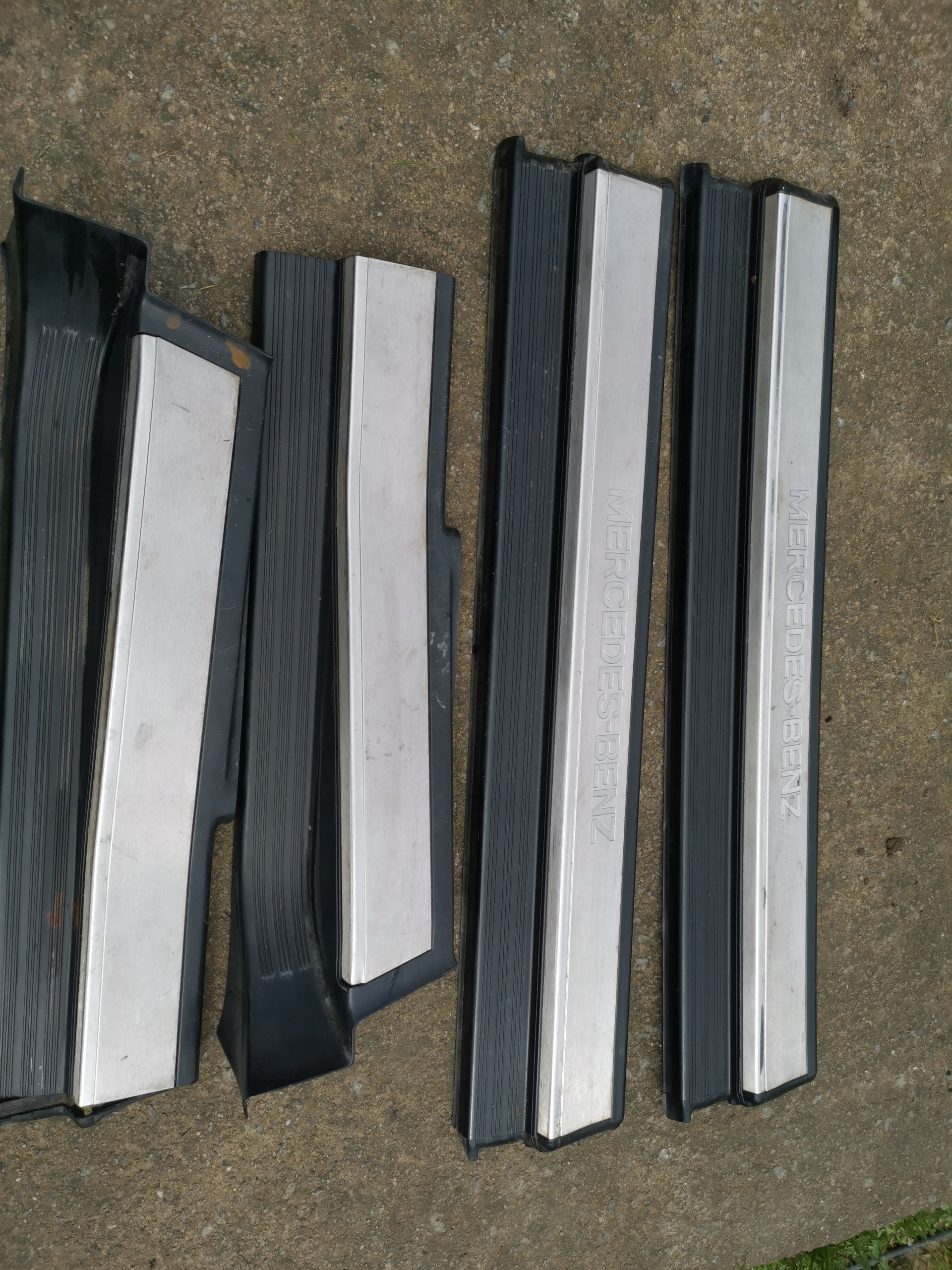 moulding cap threshold MERCEDES W140 front rear part