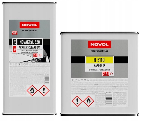 Novol Bezbarwny 520 5 L + utw. 2,5 L