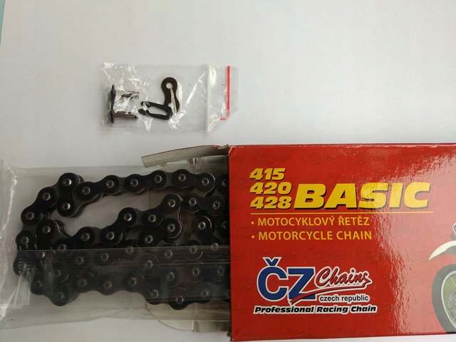 CZESKI ŁAŃCUCH NAPĘDOWY CZ 420S 118og. bezoringowy