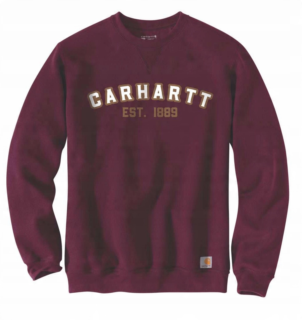 

Carhartt bluza Block Logo bordowa XL