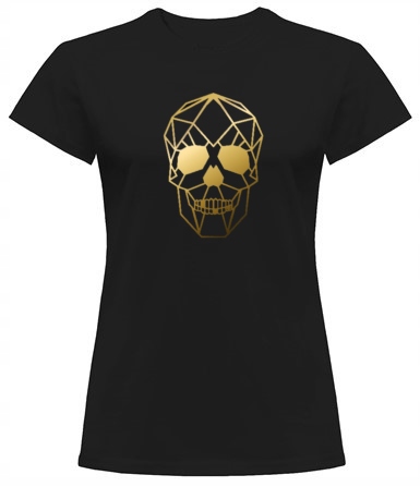 

Damska Koszulka Złota Czaszka Skull Gold Tu M